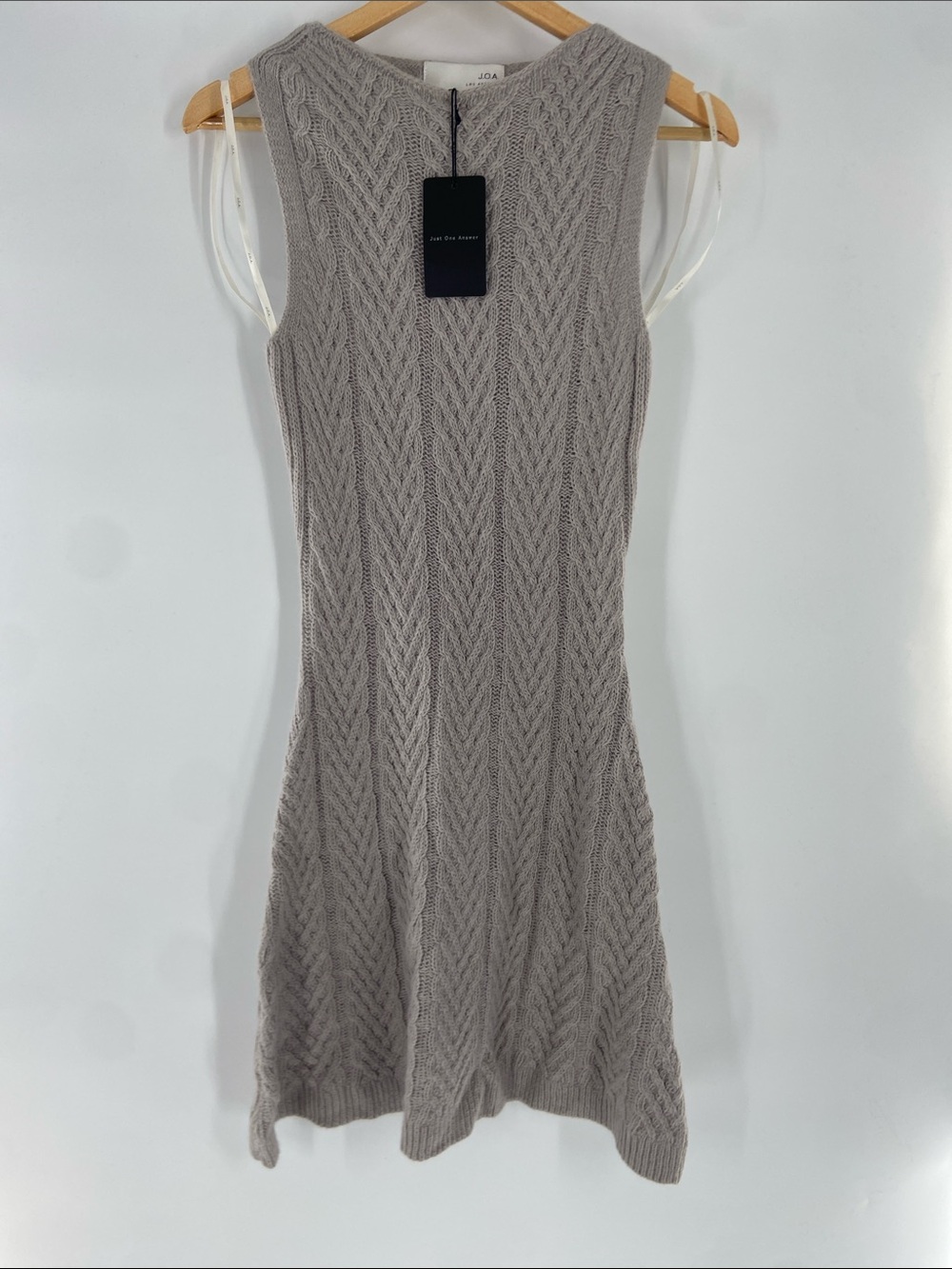 Just One Answer Gray Mini Dress Size S NWT